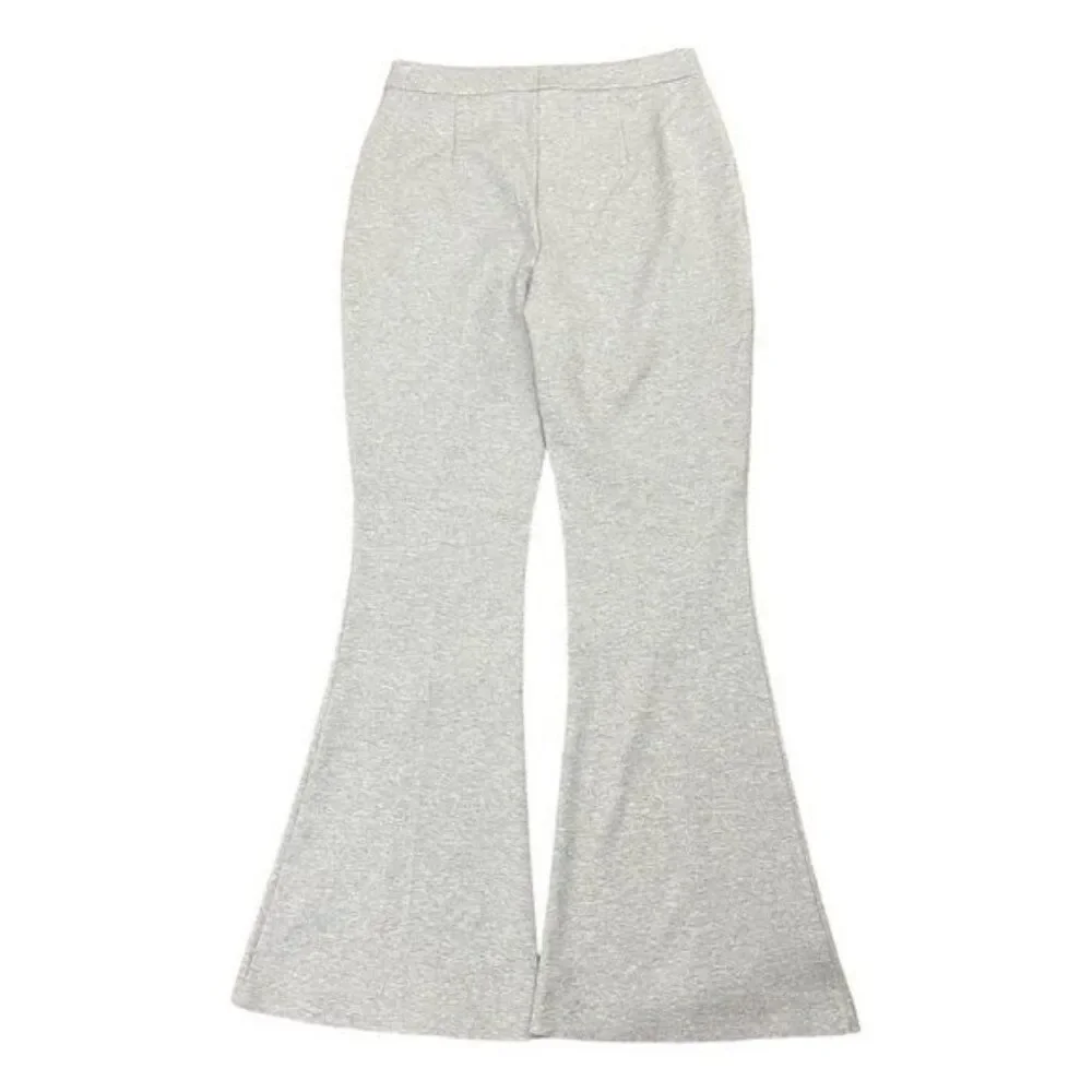New Topshop jersey twill flare pant in Gray Size US 8